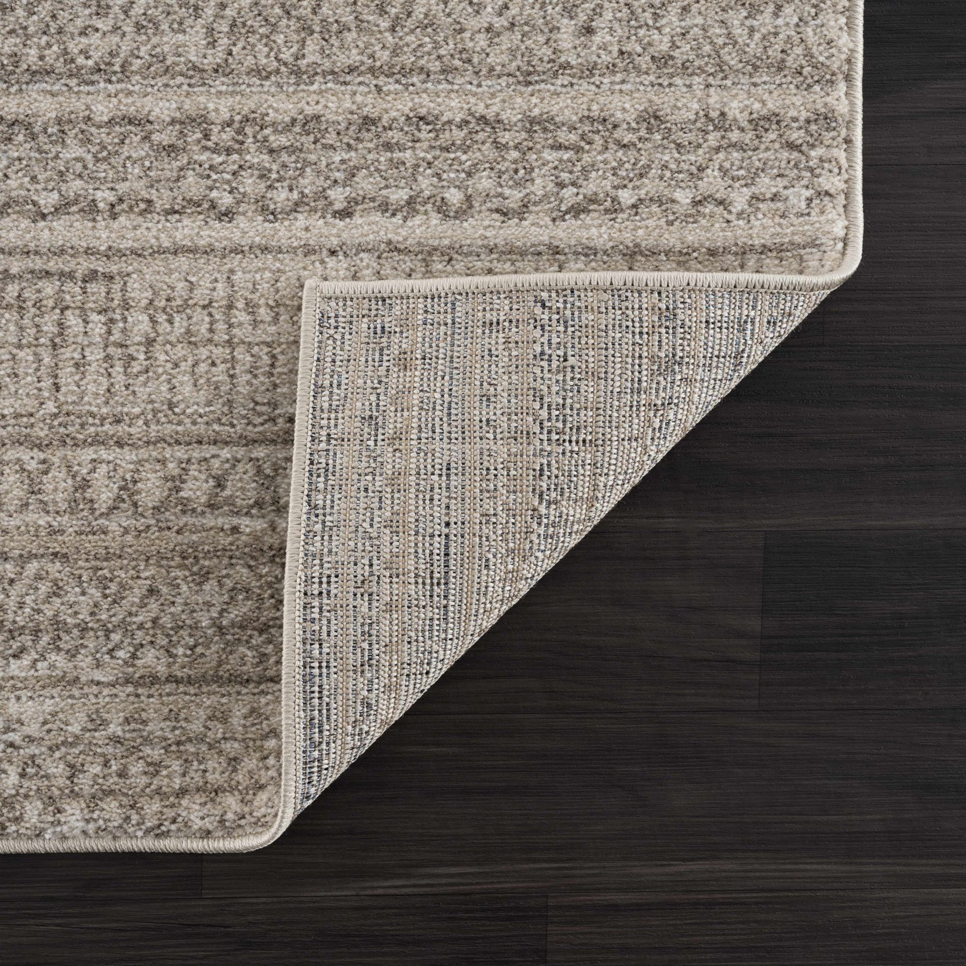 Nate Beige Tribal High Pile Carpet - MyTuftedRugs.com