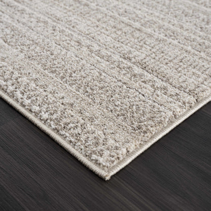 Nate Beige Tribal High Pile Carpet - MyTuftedRugs.com