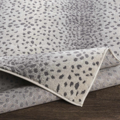 Pointblank Gray Antelope Print Rug - MyTuftedRugs.com