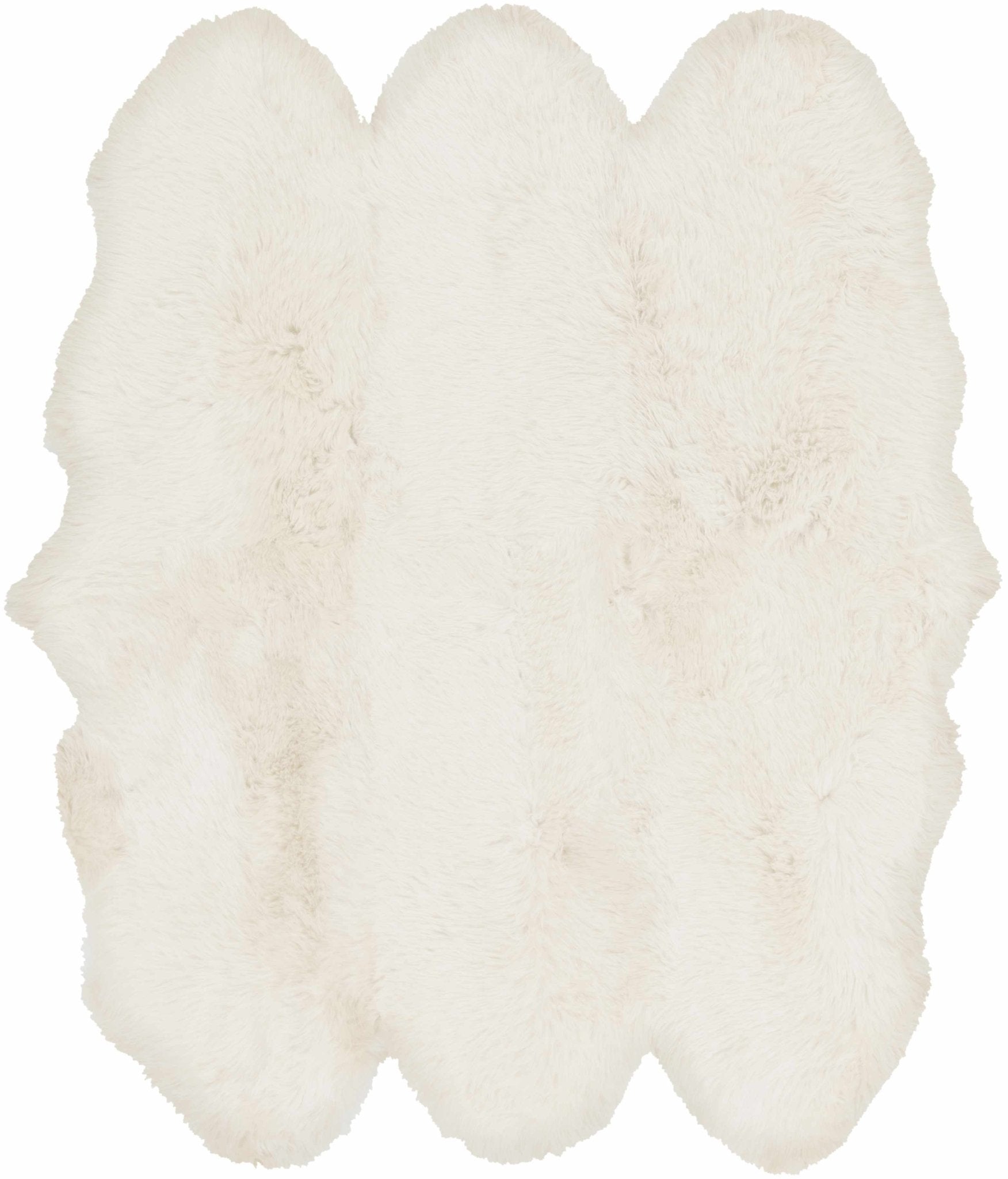 Premium White Soft Sheepskin Rug - MyTuftedRugs.com