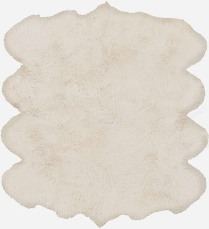 Premium White Soft Sheepskin Rug - MyTuftedRugs.com