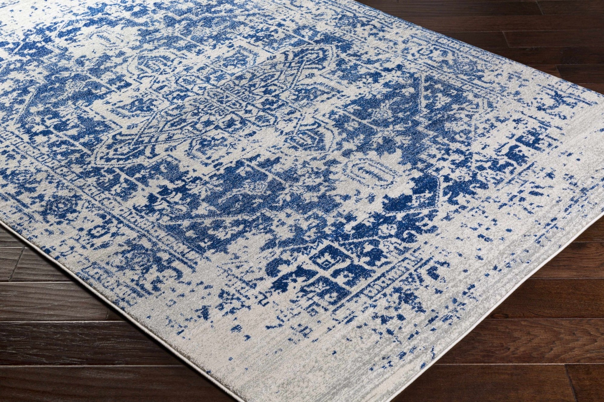 Rachel Navy Area Rug - MyTuftedRugs.com