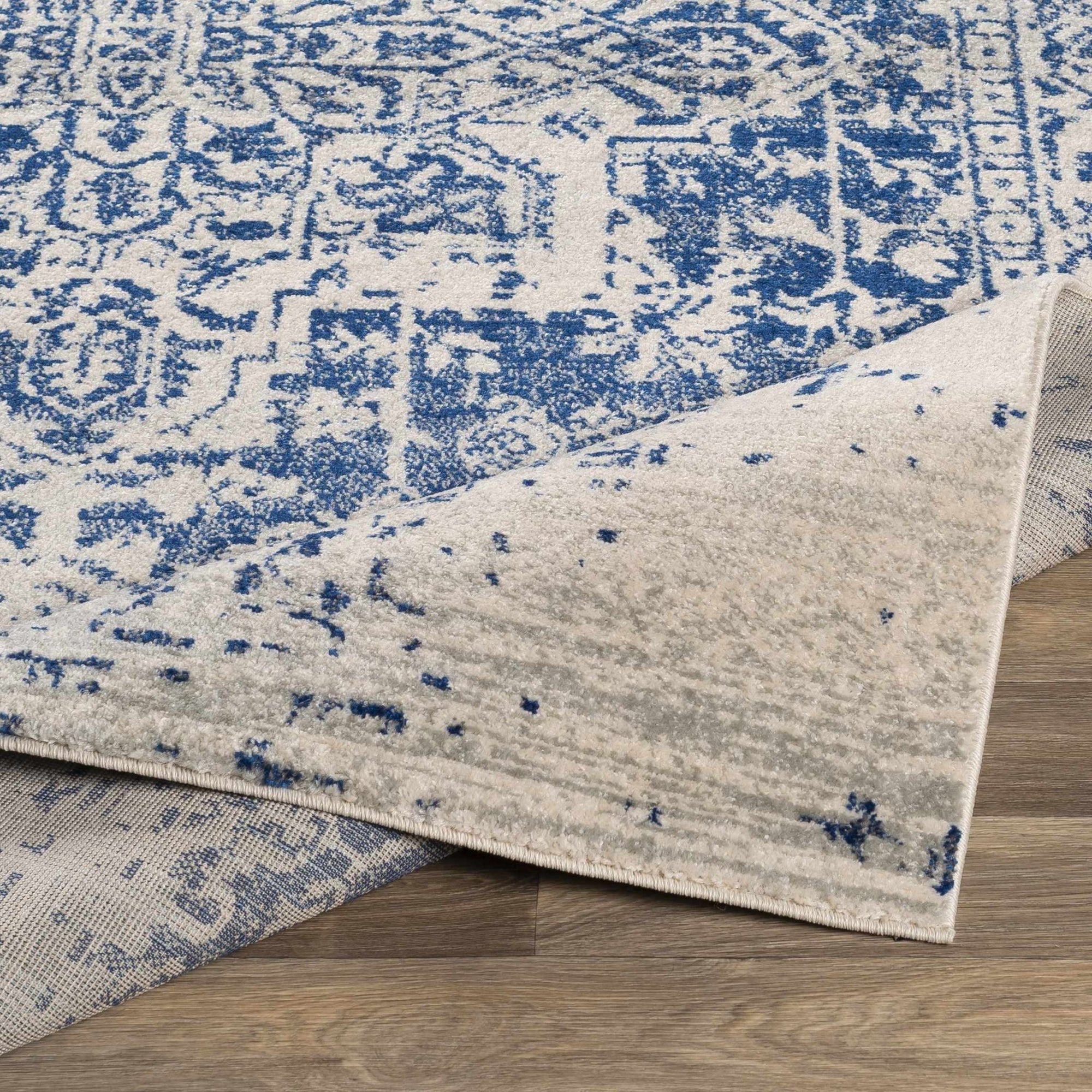 Rachel Navy Area Rug - MyTuftedRugs.com