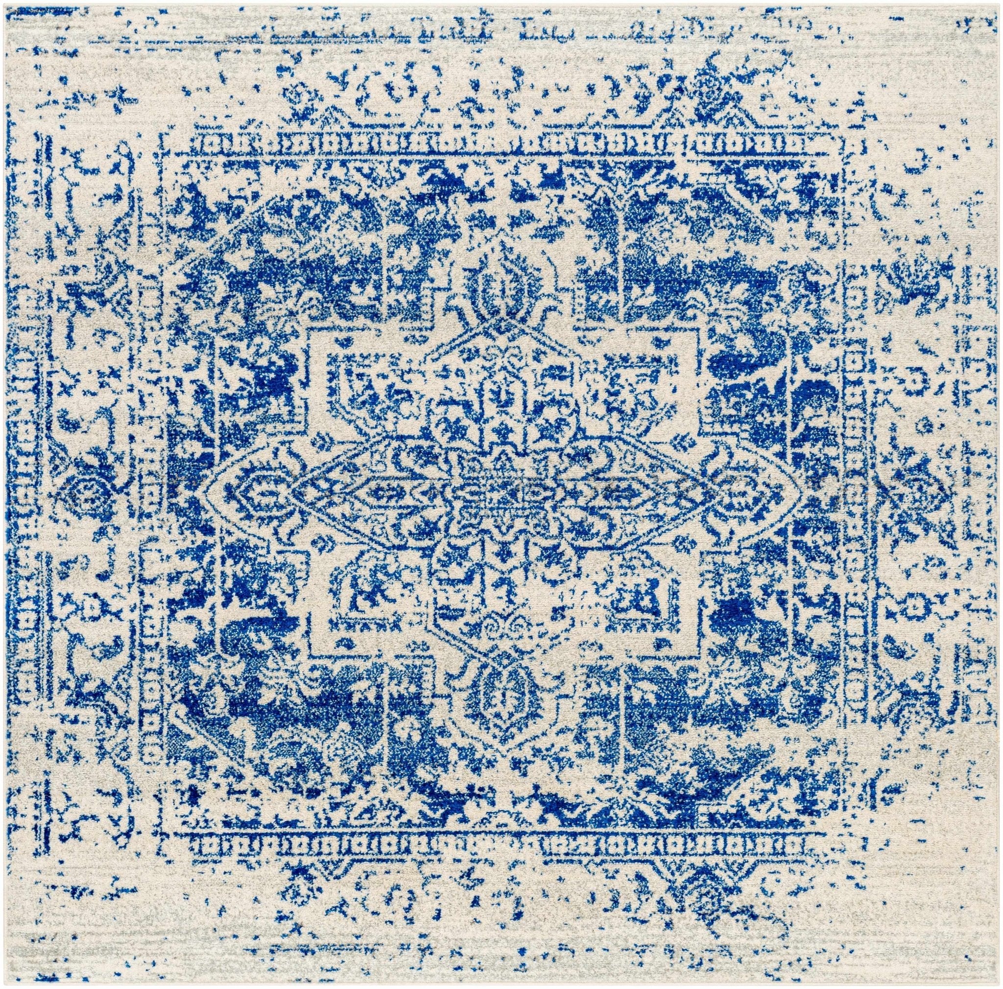 Rachel Navy Area Rug - MyTuftedRugs.com