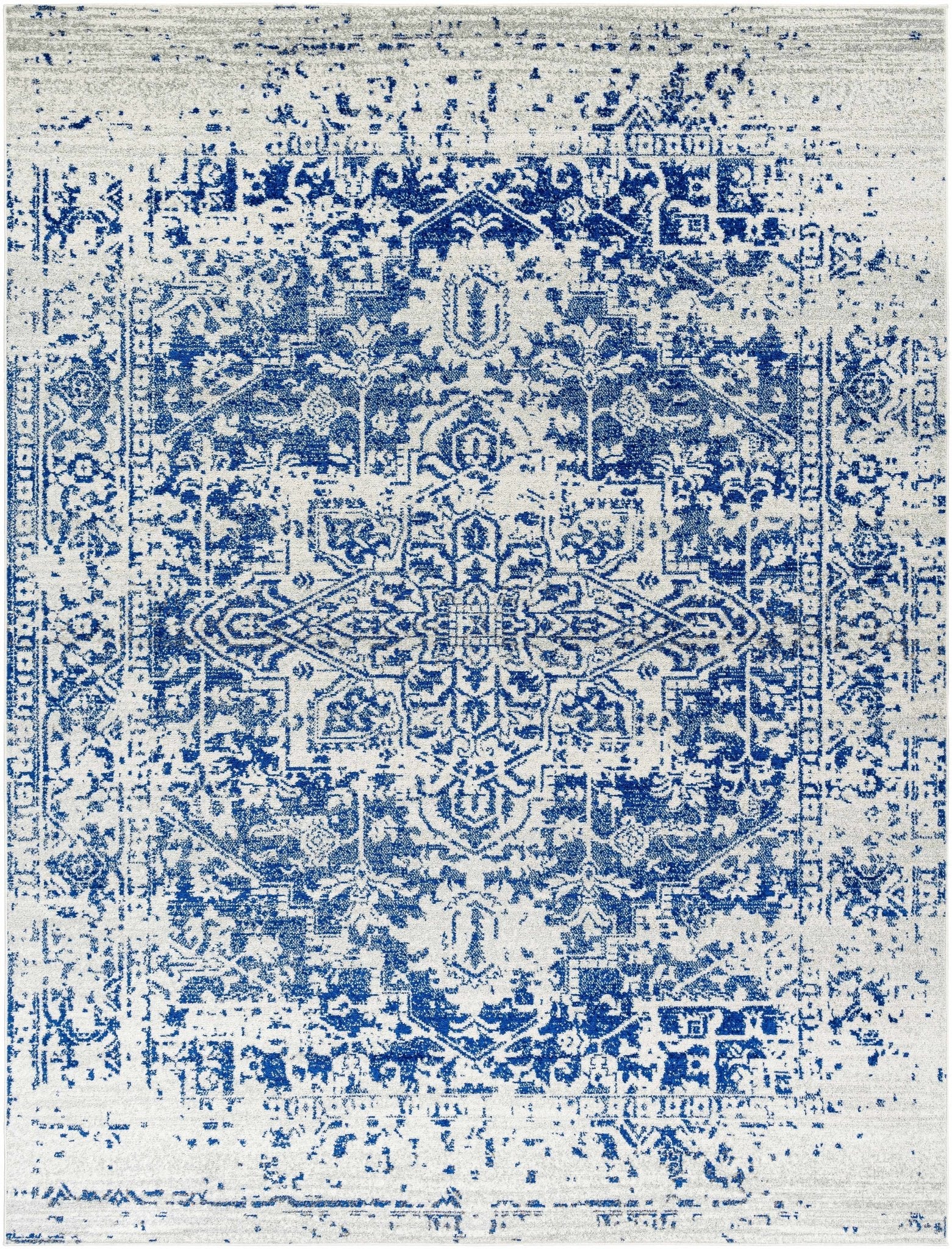 Rachel Navy Area Rug - MyTuftedRugs.com