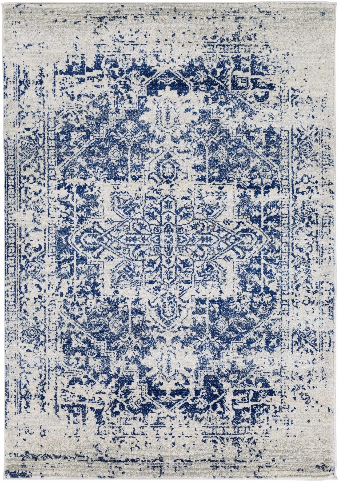 Rachel Navy Area Rug - MyTuftedRugs.com