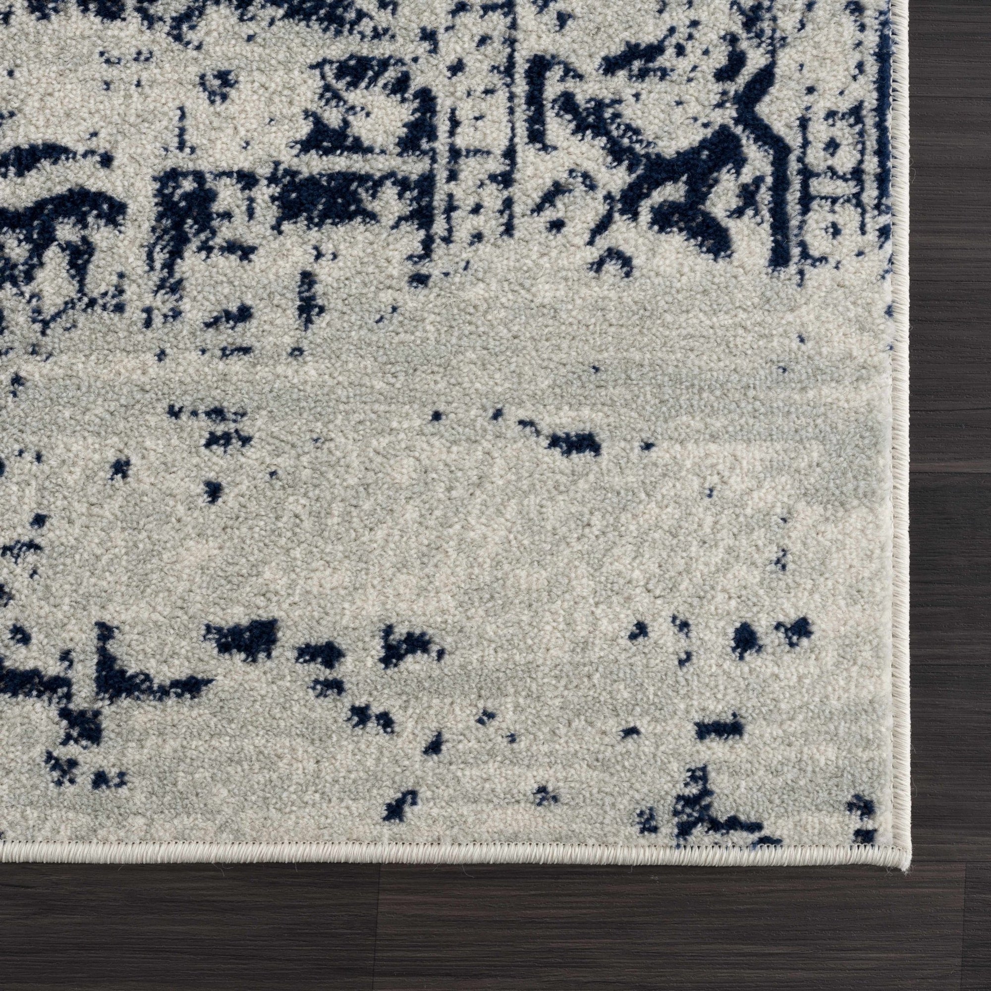 Rachel Navy Area Rug - MyTuftedRugs.com