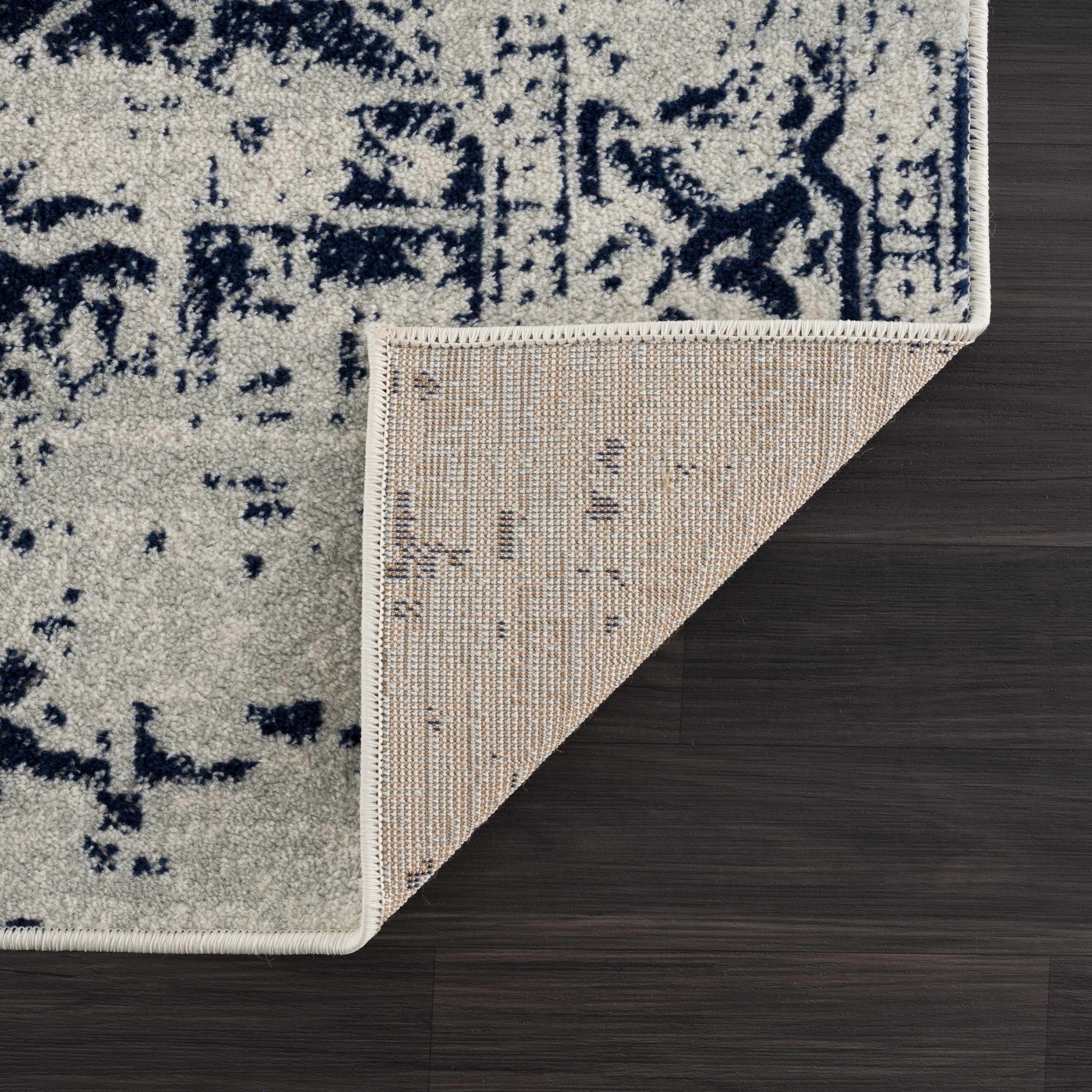 Rachel Navy Area Rug - MyTuftedRugs.com