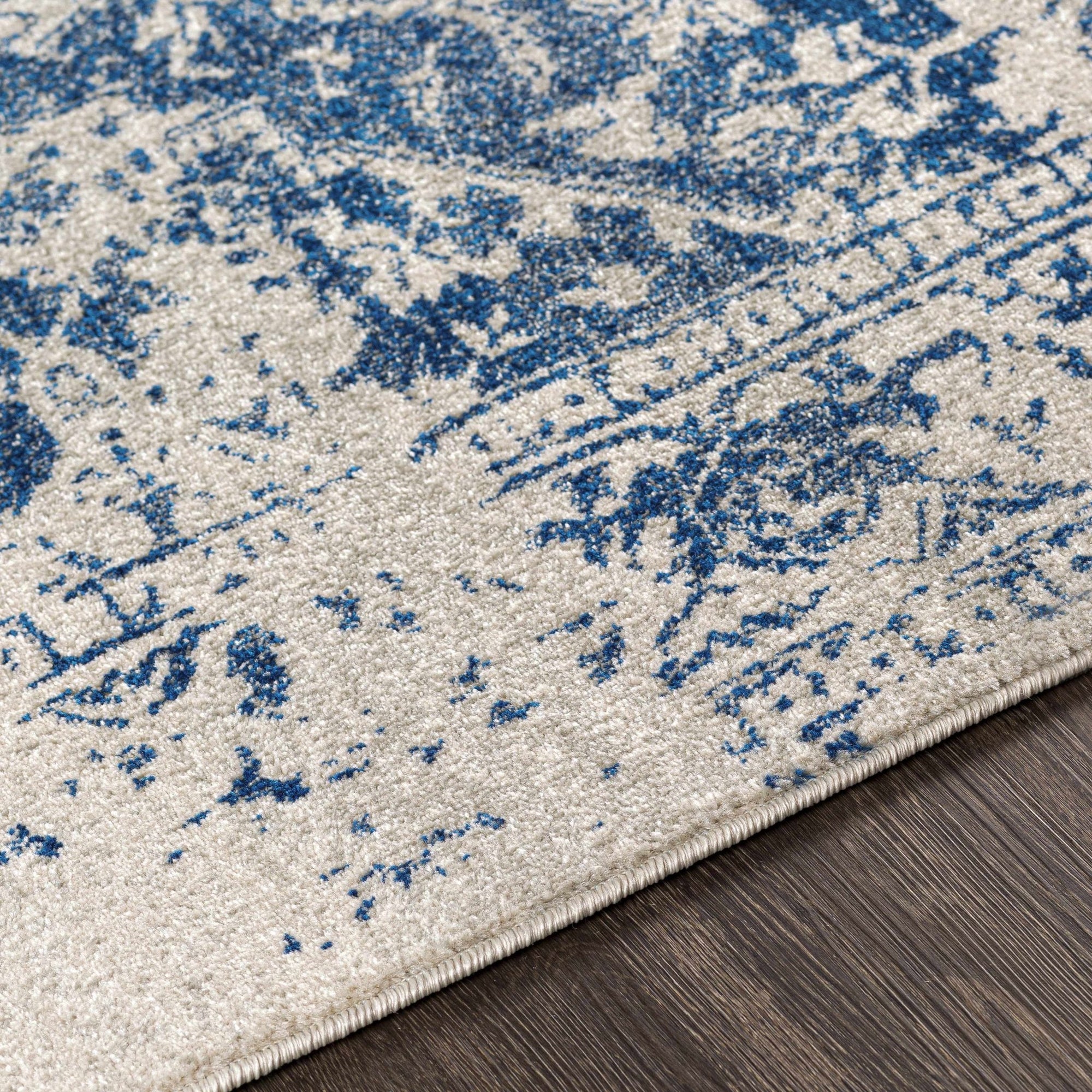 Rachel Navy Area Rug - MyTuftedRugs.com