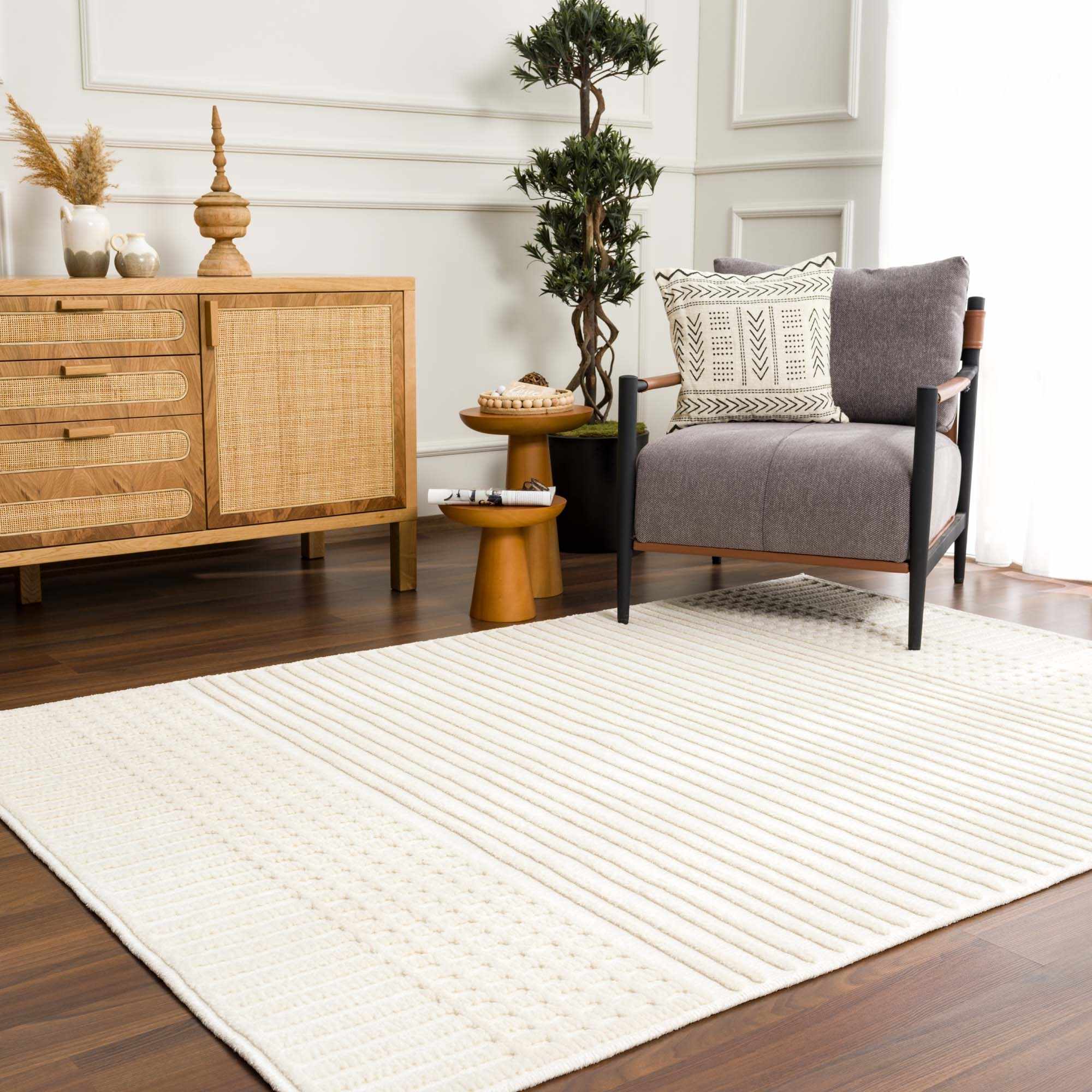 Rhun Washable Area Rug - MyTuftedRugs.com