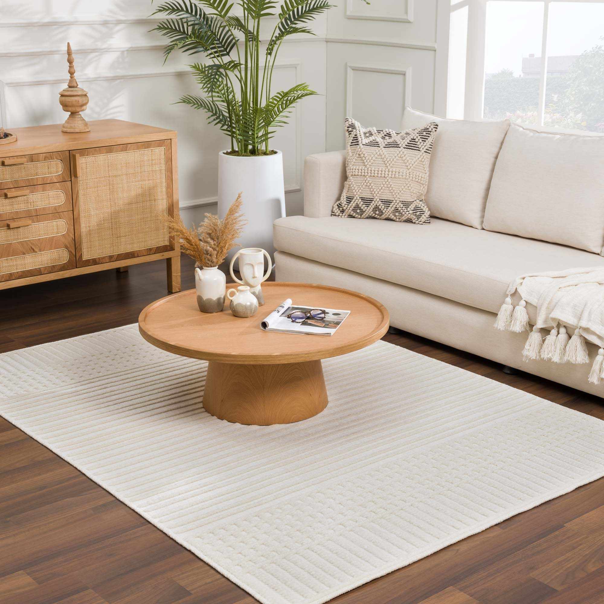 Rhun Washable Area Rug - MyTuftedRugs.com