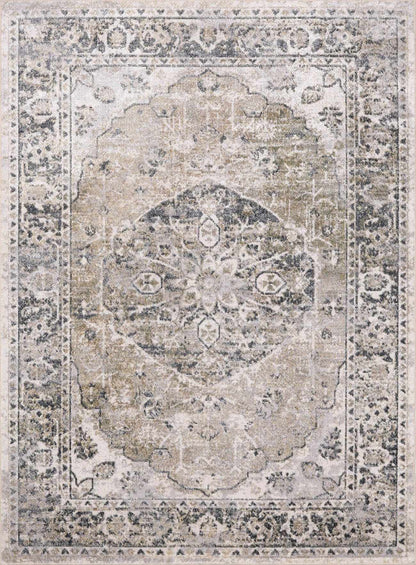 Rudo Beige Flat Pile Washable Rug - MyTuftedRugs.com