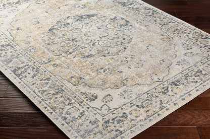 Rudo Beige Flat Pile Washable Rug - MyTuftedRugs.com