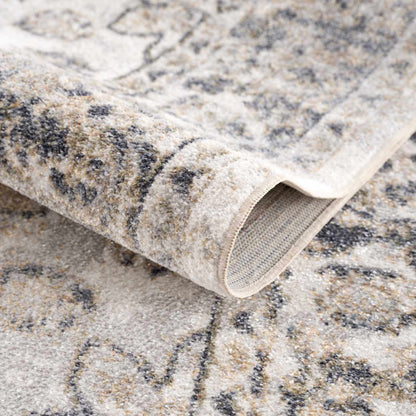 Rudo Beige Flat Pile Washable Rug - MyTuftedRugs.com