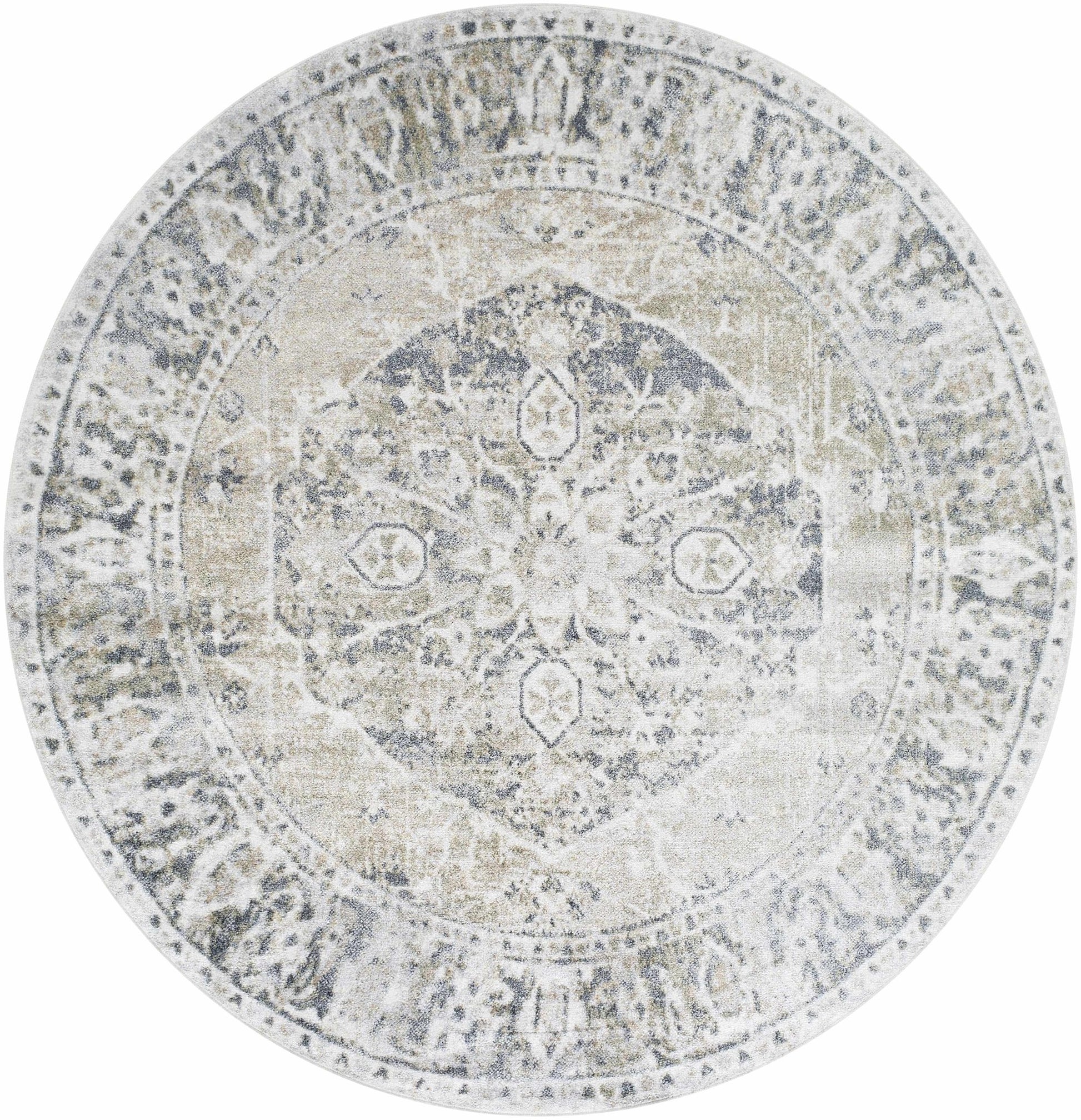 Rudo Beige Flat Pile Washable Rug - MyTuftedRugs.com
