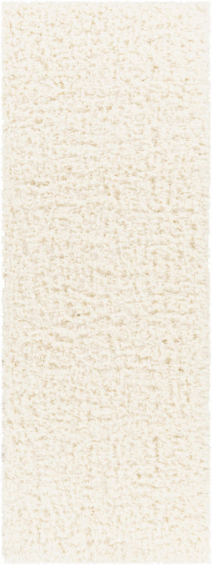 Siari Solid Cream Plush Rug - MyTuftedRugs.com