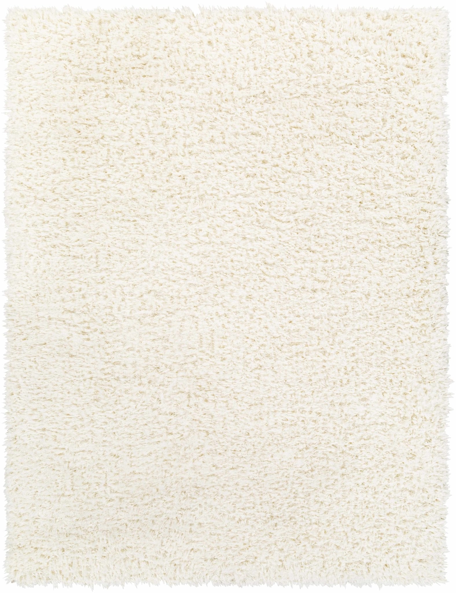 Siari Solid Cream Plush Rug - MyTuftedRugs.com