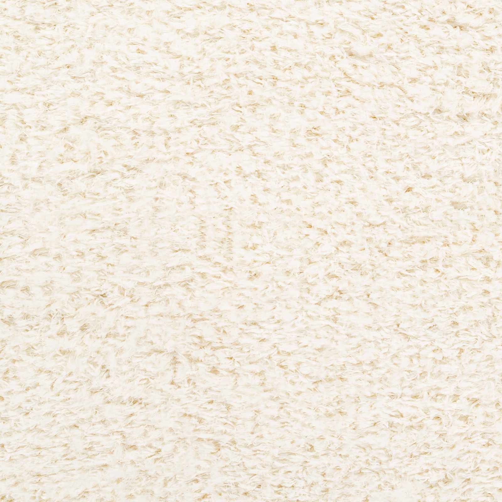 Siari Solid Cream Plush Rug - MyTuftedRugs.com