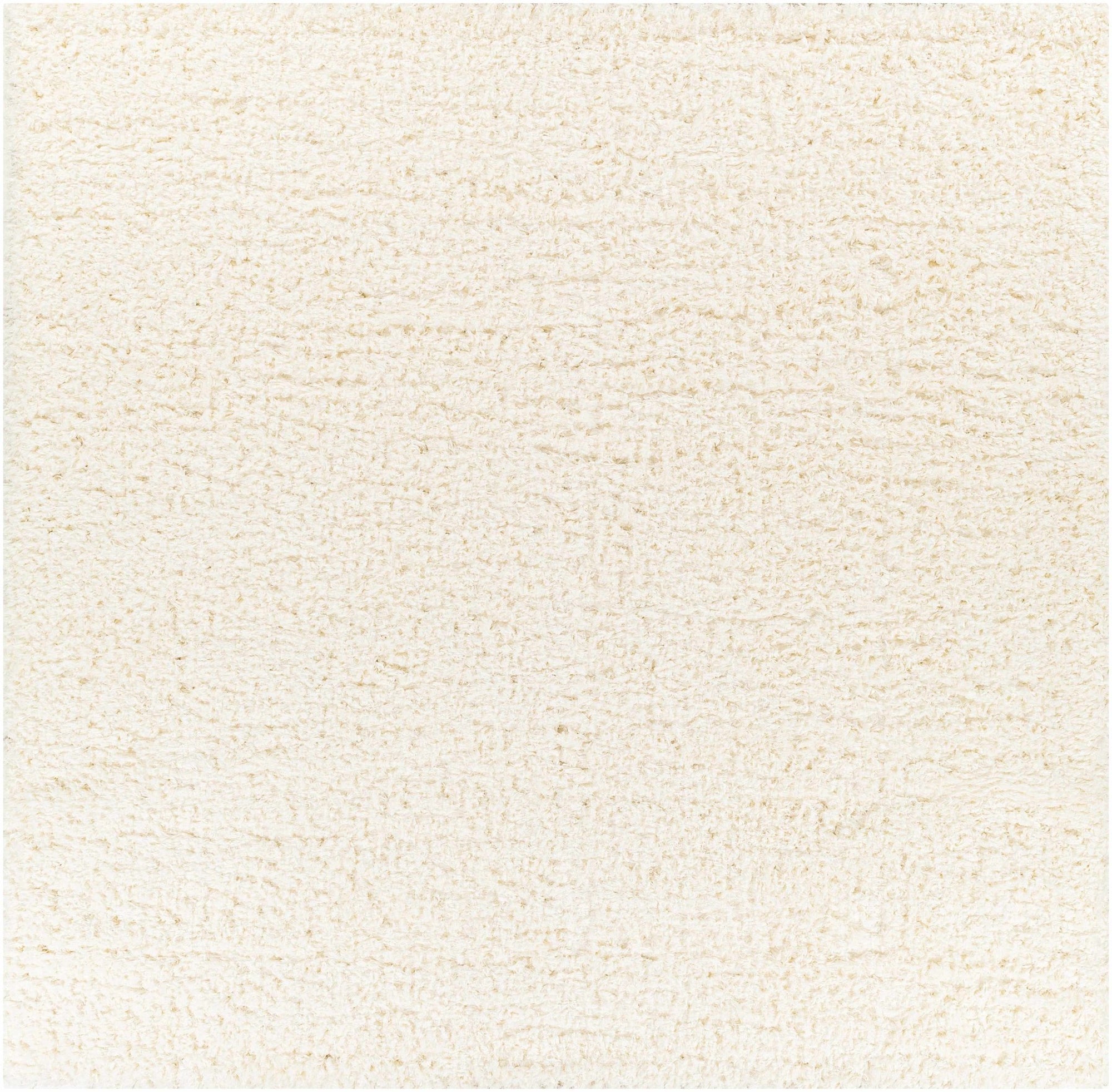 Siari Solid Cream Plush Rug - MyTuftedRugs.com
