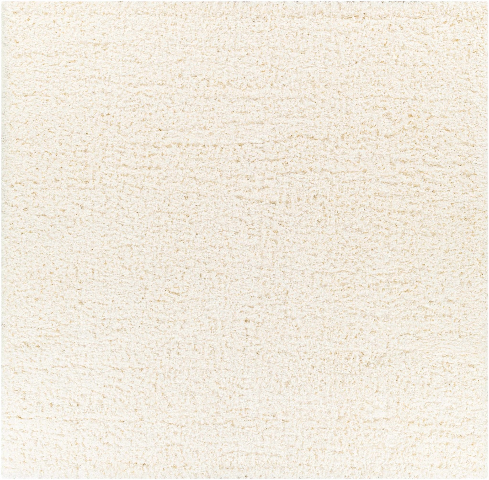 Siari Solid Cream Plush Rug - MyTuftedRugs.com