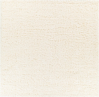 Siari Solid Cream Plush Rug - MyTuftedRugs.com