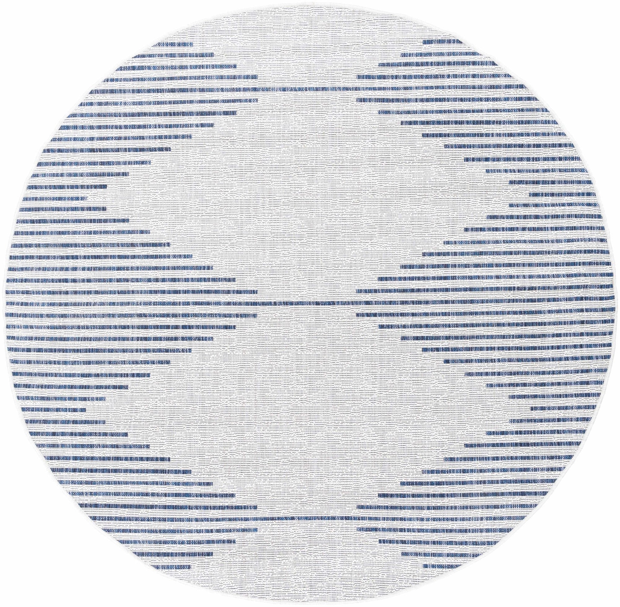 Stephan Blue & Cream Outdoor Rug - MyTuftedRugs.com