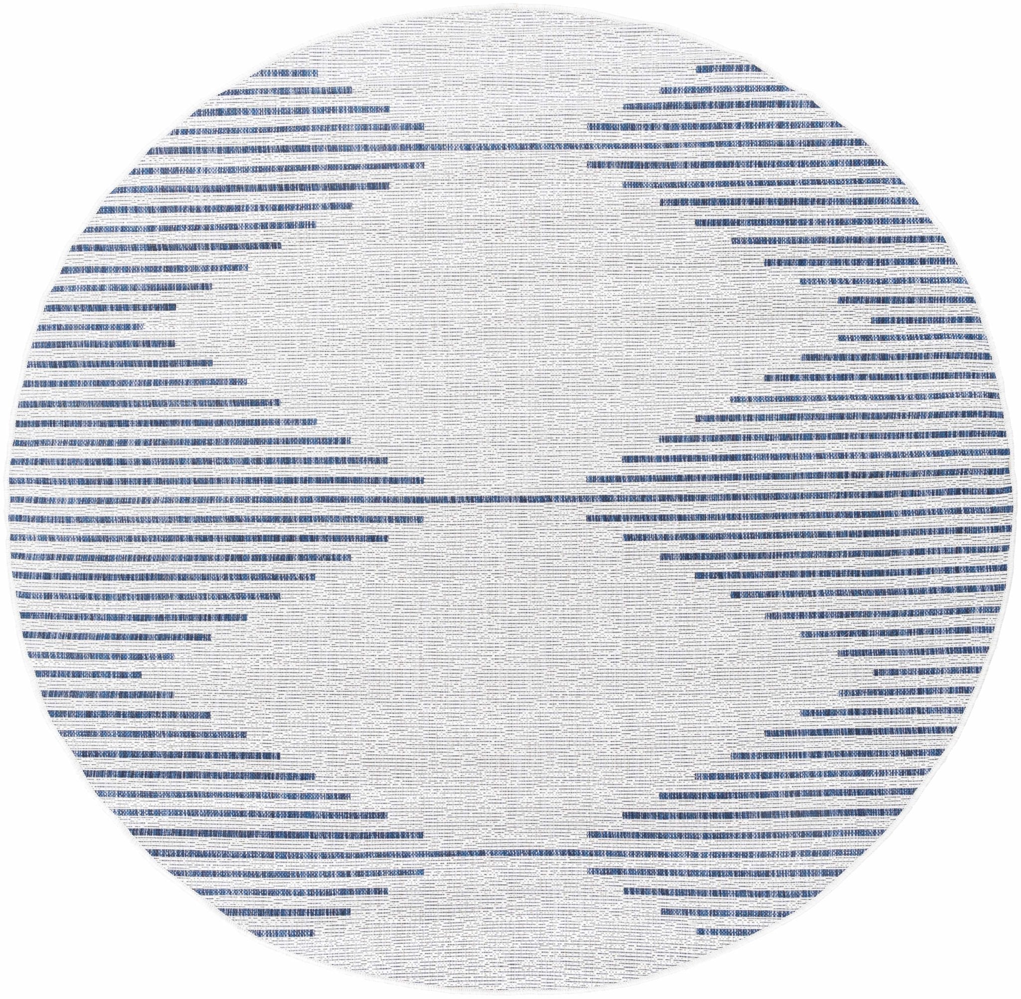 Stephan Blue & Cream Outdoor Rug - MyTuftedRugs.com