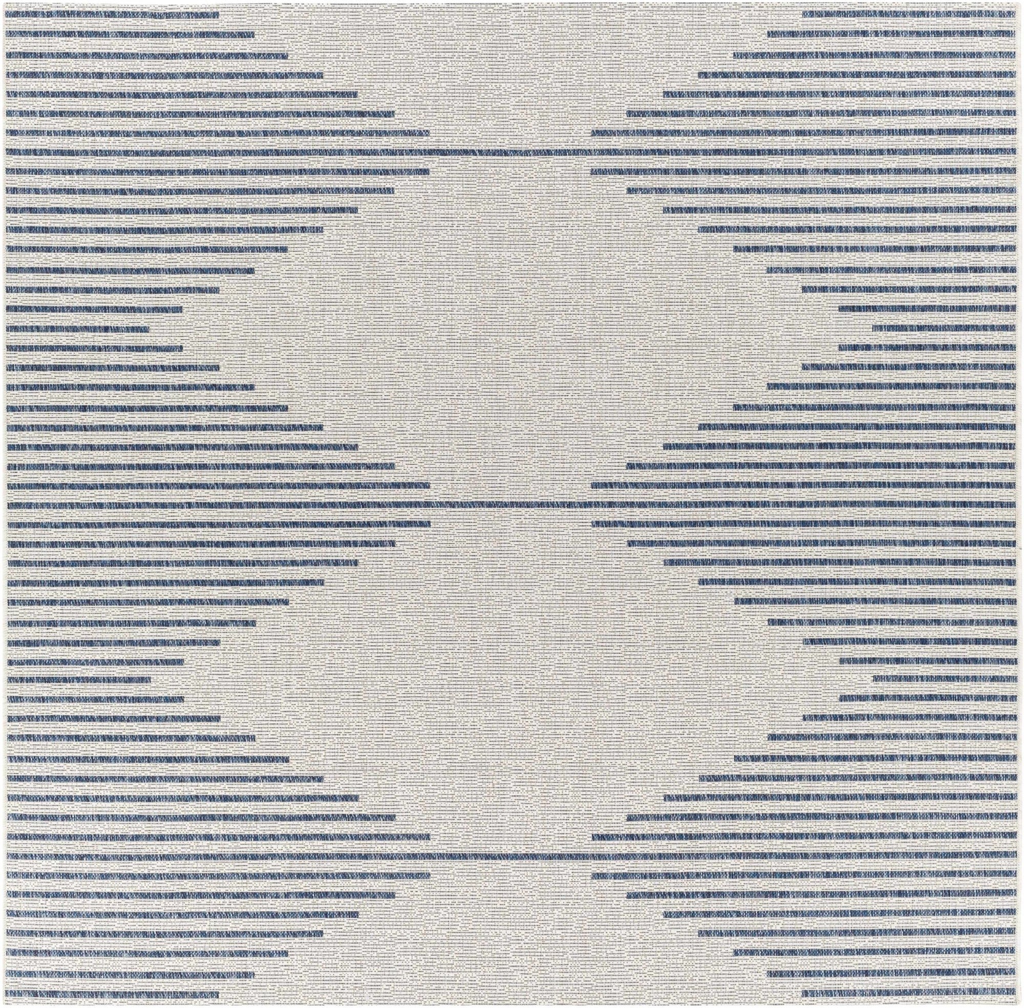 Stephan Blue & Cream Outdoor Rug - MyTuftedRugs.com