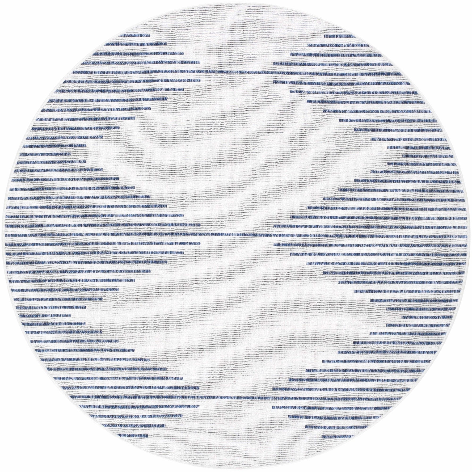 Stephan Blue & Cream Outdoor Rug - MyTuftedRugs.com