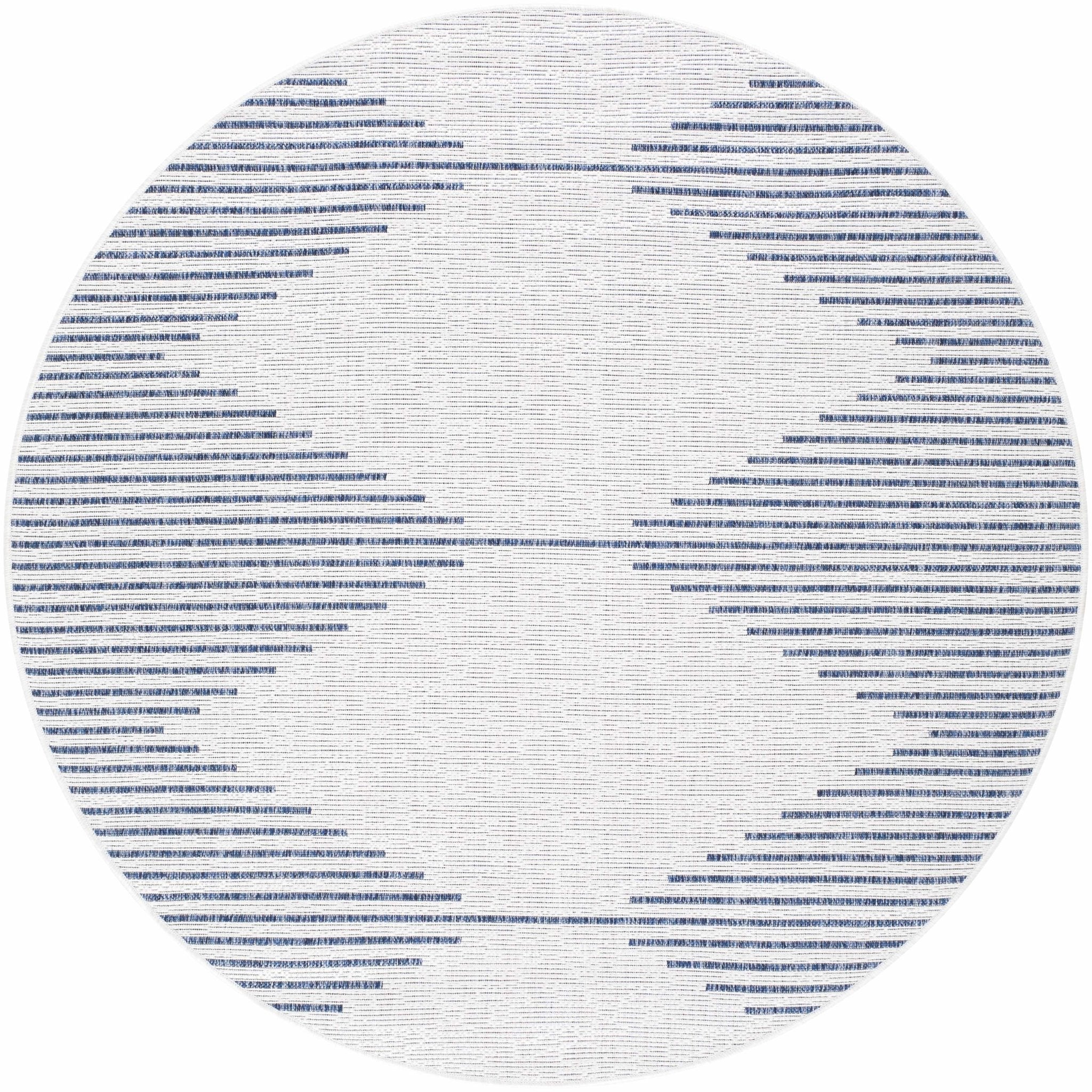 Stephan Blue & Cream Outdoor Rug - MyTuftedRugs.com