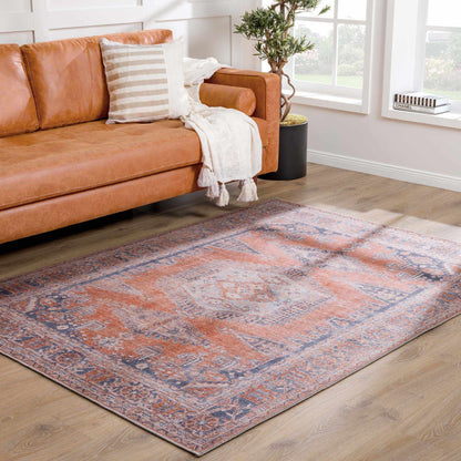Taber Burnt Orange Persian Style Rug - MyTuftedRugs.com