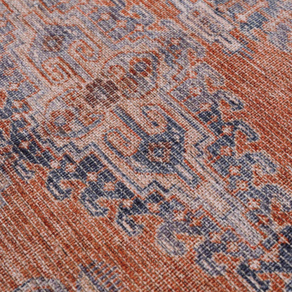Taber Burnt Orange Persian Style Rug - MyTuftedRugs.com