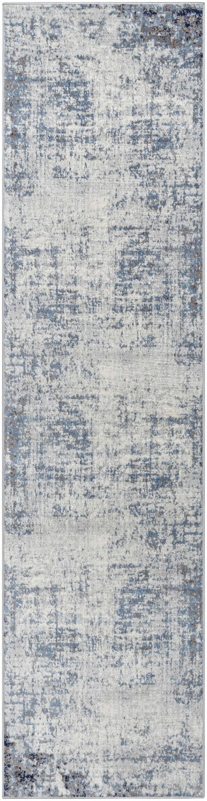 Texanna Abstract Blue/Gray Area Rug - MyTuftedRugs.com