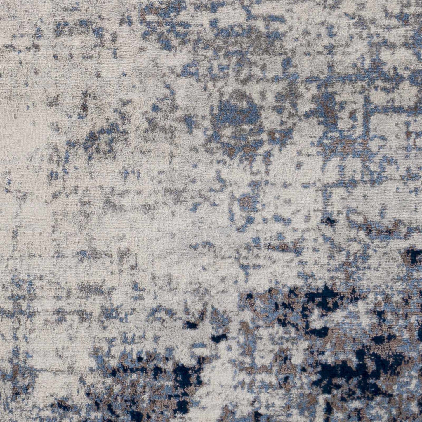Texanna Abstract Blue/Gray Area Rug - MyTuftedRugs.com