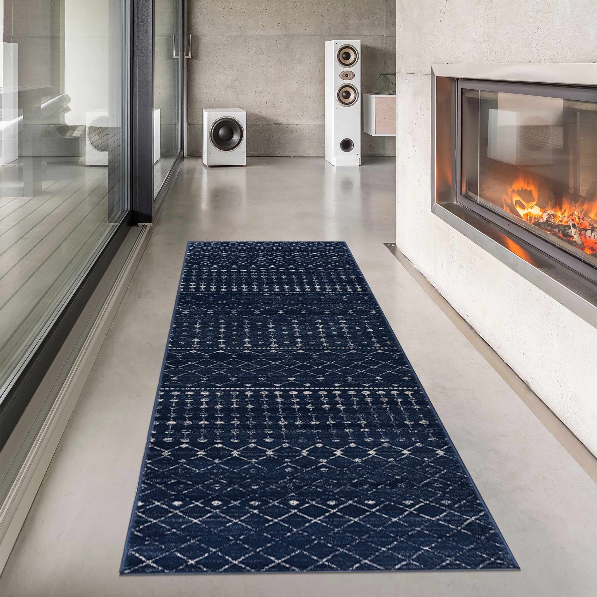 Tigrican Navy 2335 Area Rug - MyTuftedRugs.com