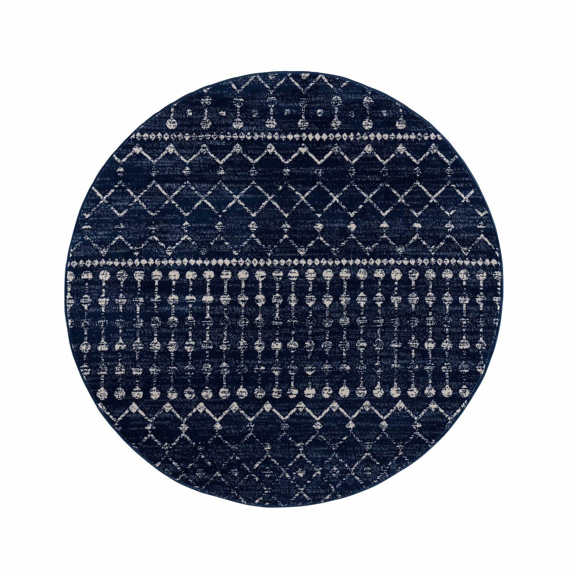 Tigrican Navy 2335 Area Rug - MyTuftedRugs.com