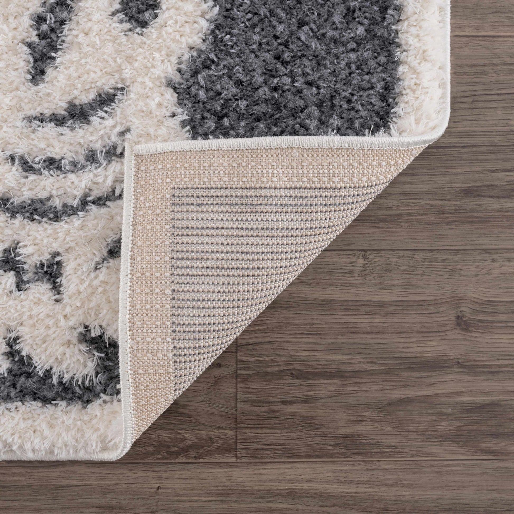 Zane Charcoal Tibetan Tiger Plush Rug - MyTuftedRugs.com