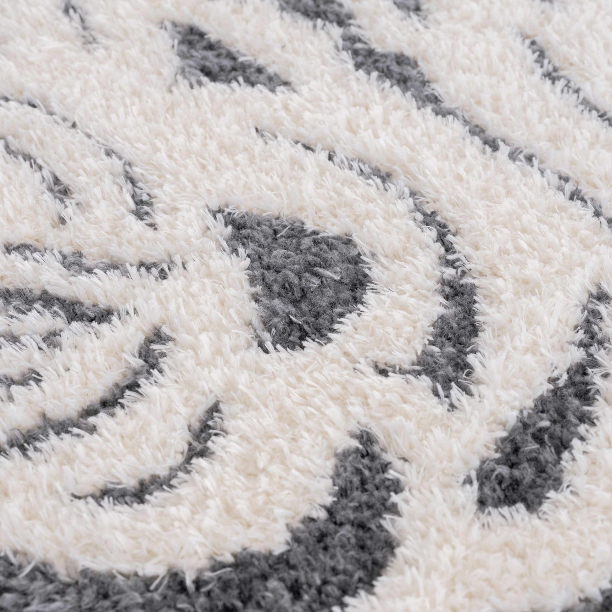Zane Charcoal Tibetan Tiger Plush Rug - MyTuftedRugs.com