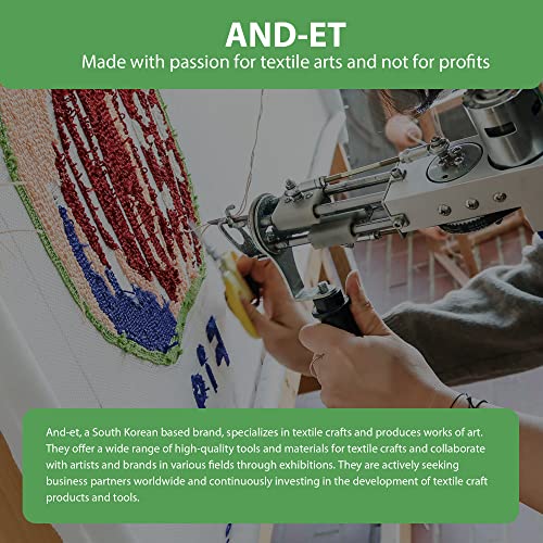  And-et ProTuft Kit - Adjustable Height, Seamless Repairs,  Custom Design (Essential for Tufting Gun) : Arts, Crafts & Sewing