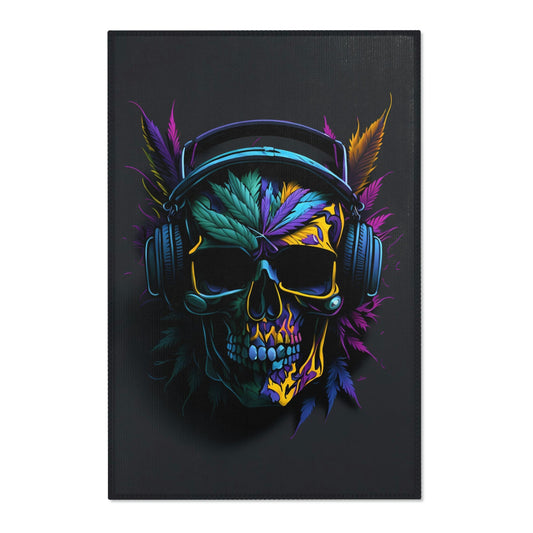 Blazin Marijane Skull Area Rug - MyTuftedRugs.com