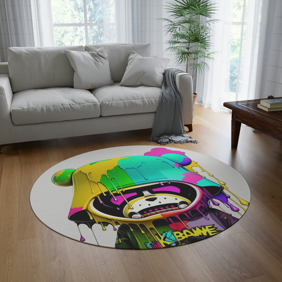 Burt Collection #1 NFT Round Rug - MyTuftedRugs.com 