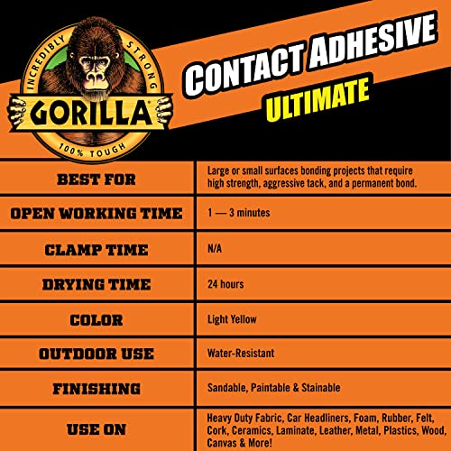 Gorilla 12.2 oz. Contact Adhesive Ultimate Spray 109852 - The Home Depot