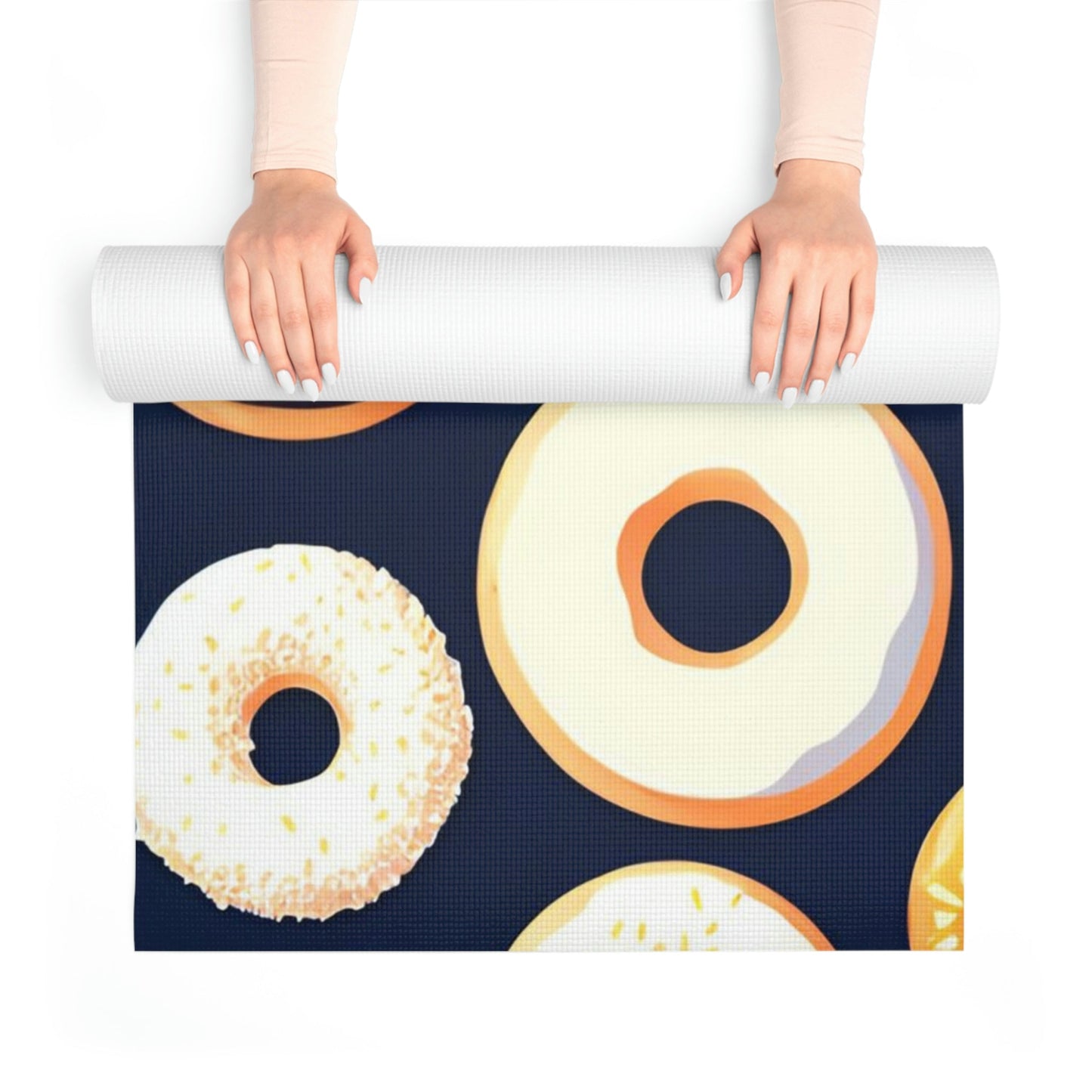 Tasty Donuts Foam Yoga Mat - MyTuftedRugs.com